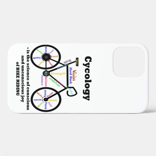 Fun Inspirerend Quote Bike Riding Case-Mate iPhone Case (Achterkant (horizontaal))