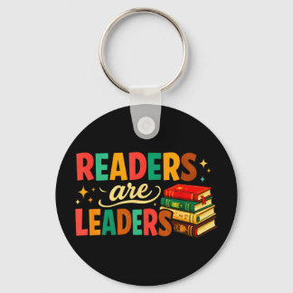 Fun inspiring readers are leaders book lovers sleutelhanger
