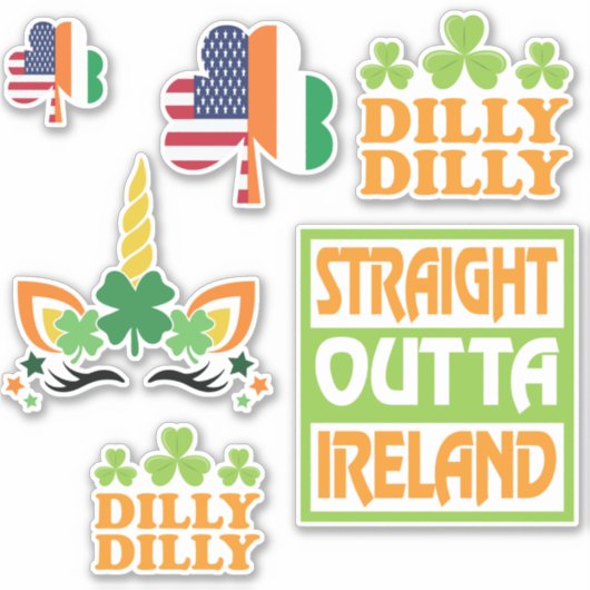 Fun Ireland Assorted Stickers (Voorkant)