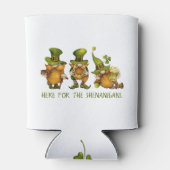 Fun Irish Gnomes Shenanigans St Patrick's Day Blikjeskoeler (Achterkant)