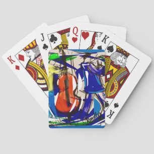 Fun jazz-speelkaarten pokerkaarten