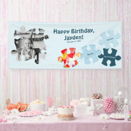Fun Jigsaw Puzzle Custom Image Text Happy Birthday Spandoek