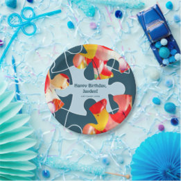 Fun Jigsaw Puzzle Kids Happy Birthday Name  Papieren Bordje