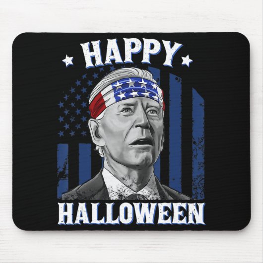 Fun Joe Biden Happy Halloween, verward voor de 4e Muismat (Voorkant)