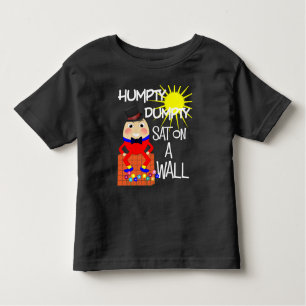 Fun Jolly Nursery Rhyme Humpty Dumpty Cute Kinder Shirts