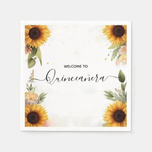 Fun Joy Lily Twin Dual Joint Dubbele Quinceanera Servet