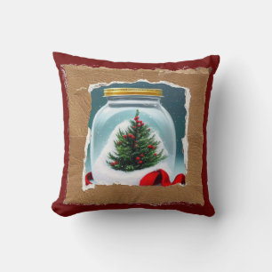 Fun kerst in een jakkerkledij kussen