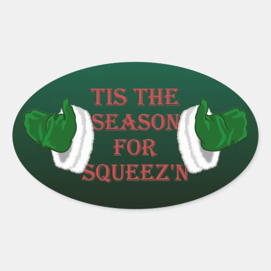 Fun Kerst stickers Santa Holiday Stickers (Voorkant)