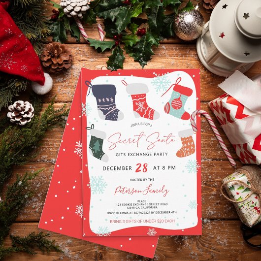 Fun Kerstkoekje geheime kerstfeest Kaart