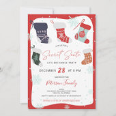 Fun Kerstkoekje geheime kerstfeest Kaart (Voorkant)