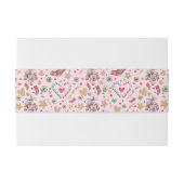 Fun kerstkoekjes en Snoepjes Uitnodigingen Wikkel (Achterkant Voorbeeld)