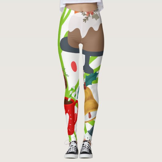 Fun kerstleggings! leggings (Voorkant)