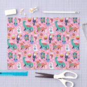 Fun Kerstmis Dinosaur Dog Parrot Avocado Cactus Tissuepapier (Craft)