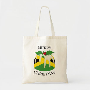 Fun   Kerstmis met   JAMAICAN FLAG Tote Bag