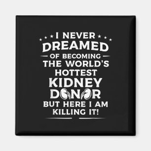 Fun Kidney Donor Art Mannen Vrouwen Nierziekte Awa Magneet