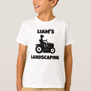 Fun Kids Riding T-Shirt de tondeuse de pelouse ou