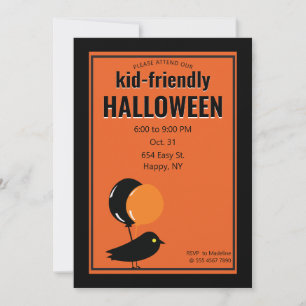 Fun Kind-Friendly Halloween Party Bargain Value Kaart