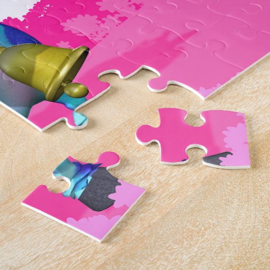 Fun Kissy Moo Puzzle Legpuzzel (Zijkant)