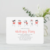 Fun Kitty Cat Party Fête Invitation (Debout devant)