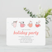 Fun Kitty Cat Party Fête Invitation (Debout devant)