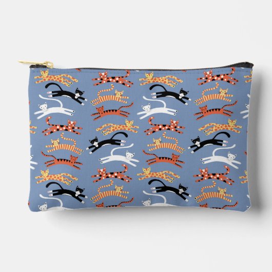Fun Kitty Cat Pattern Etui (Voorkant)