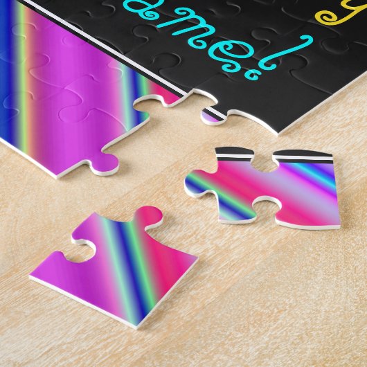 Fun, kleurrijk, 23e verjaardag Puzzle Legpuzzel (Zijkant)