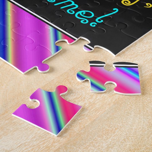 Fun, kleurrijk, 91ste verjaardag Puzzle Legpuzzel (Zijkant)