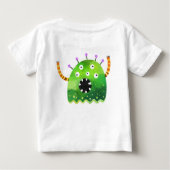 Fun, kleurrijk mijn kleine monster op de eerste ve (Achterkant)