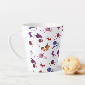 Fun Knitting Pattern Mug For Fiber Artists