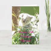 Fun Koala, Happy 10th Birthday, kaart (Voorkant)