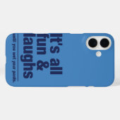 FUN & LAUGHS couleur personnalisée coque iphone ma (Verso (horizontal))