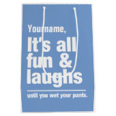 FUN & LAUGHS personnalisés couleur & nom sacs cade (Dos)