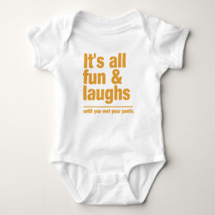 FUN & LAUGHS-shirt - kies stijl en kleur Romper
