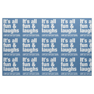 FUN & LAUGHS tissu couleur personnalisé