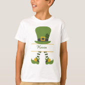 Fun Leprechaun Pet Design  Boy T-shirt (Voorkant)