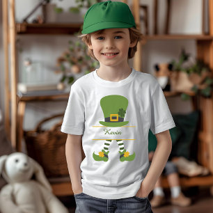 Fun Leprechaun Pet Design  Boy T-shirt