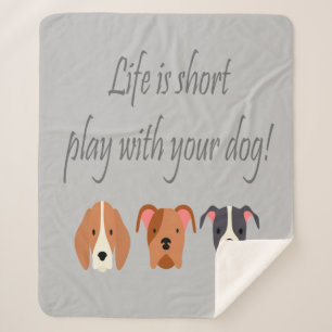 Fun Life is een kort spel met je hond Sherpa Deken