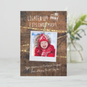 Fun Lightup Photographe Carte de Noël (Debout devant)
