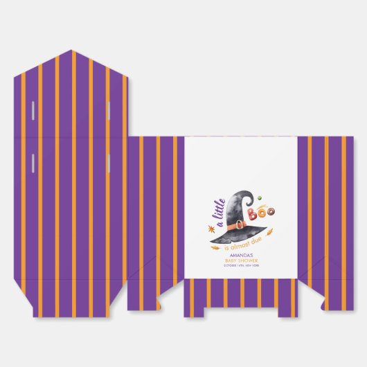 Fun Little Boo Witch Pet Herfst Baby shower Bedankdoosjes (Ongevouwen)