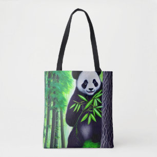 Fun Little Panda Beer Draagtas