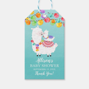 Fun Llama Mama Baby shower Favor Gift Label Cadeaulabel