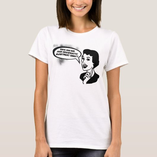 Fun -look Chiropractic Ad Personalized T-shirt (Voorkant)