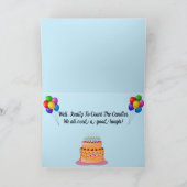 Fun Loving Gorilla Verjaardag Kaart (Binnen)