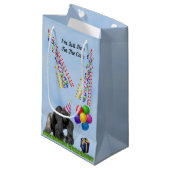 Fun Loving Gorilla Verjaardag Klein Cadeauzakje (Voorkant Gekanteld)