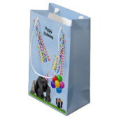 Fun Loving Gorilla Verjaardag Klein Cadeauzakje (Achterkant Gekanteld)