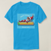 Fun Low Energy Elf Progress Bar T-shirt (Design voorkant)