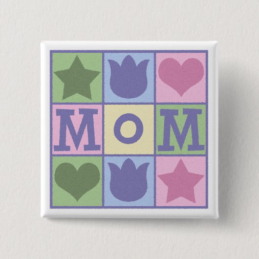 Fun Mam Quilt Square Button (Voorkant)