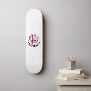 Fun Mama Cat Paw Print Skateboard