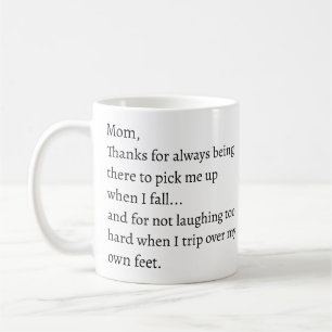 Fun mama Gezegde Bedankt voor niet lachen tijdens  Koffiemok