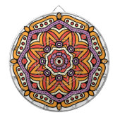 Fun Mandala Pattern Dartbord (Voorkant)